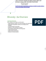 Diversity: An Overview: Learning Outcomes