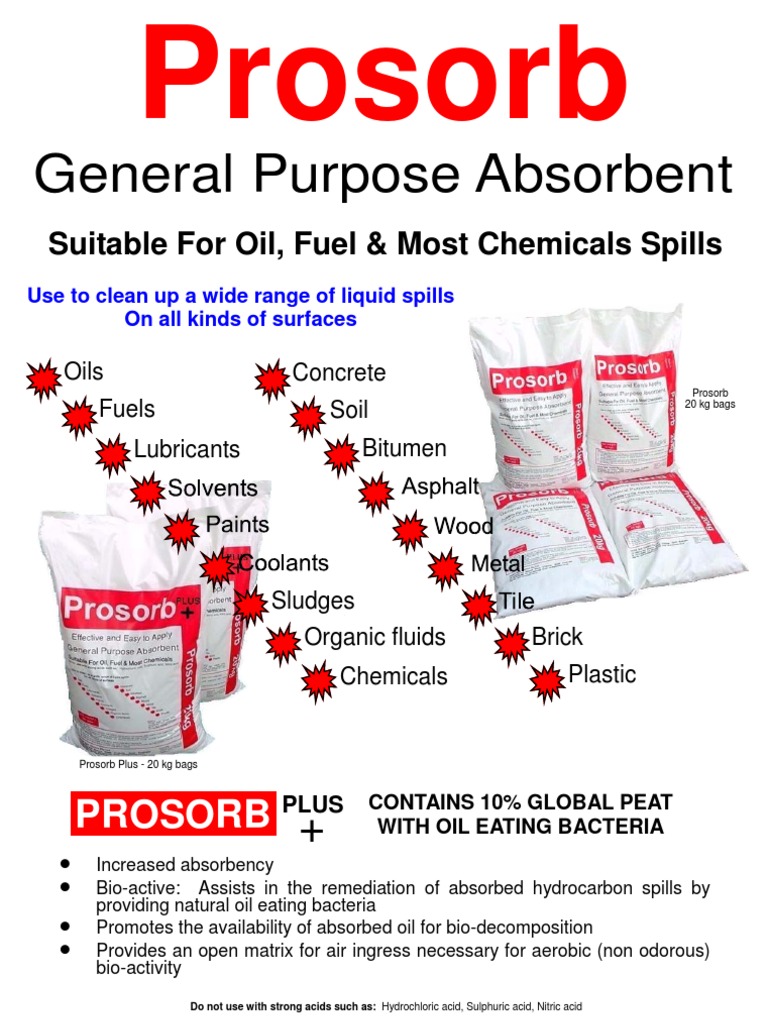 Prosorb: Eco-Friendly Spill Absorbent | PDF