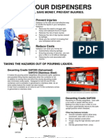Safe Pour Dispensers: Save Time, Save Money, Prevent Injuries