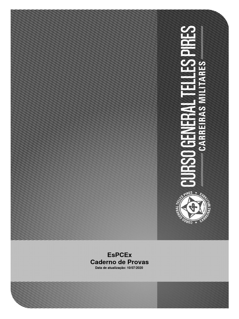 Caderno Espcex Provas 10-07-2020 | PDF