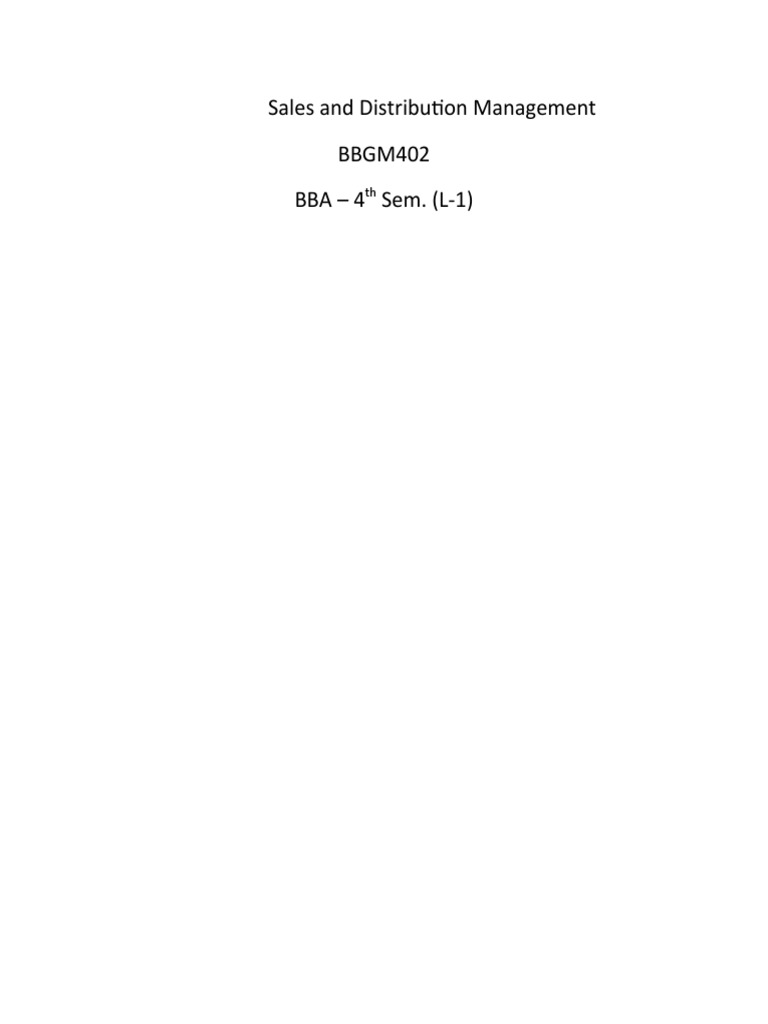 sales-and-distribution-management-1-pdf