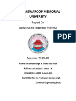 Nonlinear Control System Report