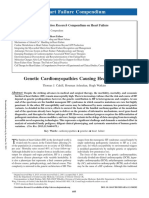 Genetic Cardiomyopathies Causing Heart Failure