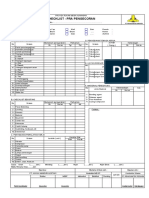 FM (01b) - Check List Pra Pengecoran