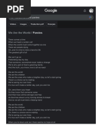We Are The World - Lyrics Including Artists' Lines | PDF | Music Award ...