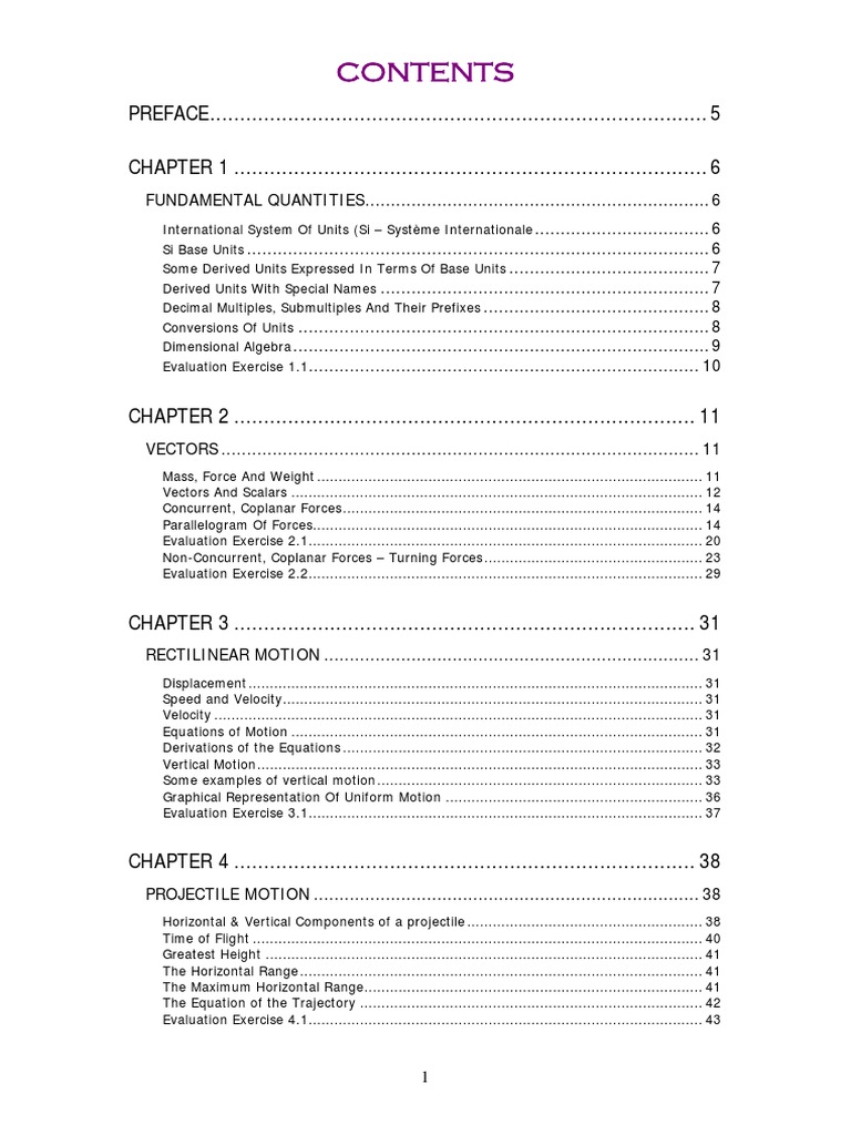 Engineering Science Fundamentals Guide | PDF | Euclidean Vector ...