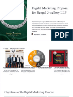 Digital Marketing Proposal For Bengal Jewellery LLP