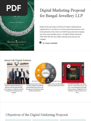 Digital Marketing Proposal for Bengal Jewellery LLP