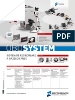 Sistem de Recirculare A Gazelor Arse Detectarea Şi Remedierea Defectelor OBD 52611