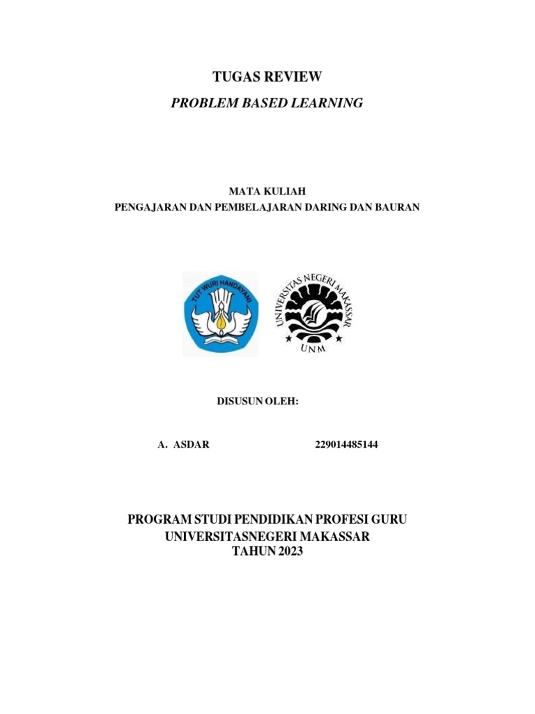 Penerapan Problem Based Learning dalam Pendidikan | PDF