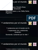 Y Andaremos Por El Mundo