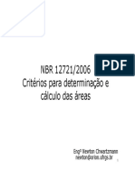NBR 12721 - Critérios para Cálculo