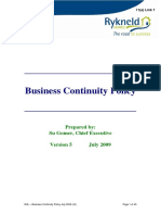 11 (A) Link1 Business Continuity Policy RHL - July09 (Draft v5)