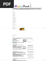 A1 French Reading Comprehension - Beginning Lawless French