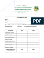 Faculty Evaluation FormFinal