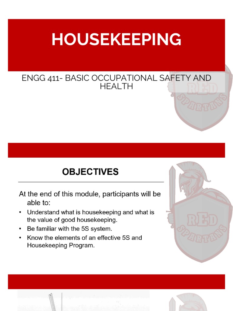 Engg411 Housekeeping PDF