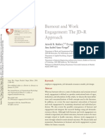 Burnout and Work Engagement - The JD-R Approach 2014