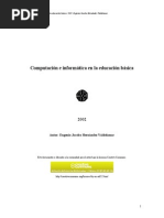 Computación e informática en la educación básica