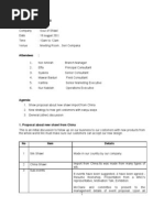 Download Template Sample of Minutes of Meeting by Qyezriezaneya Syamel SN65787019 doc pdf