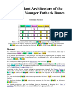 The Brilliant Architecture of The Elder and Younger Futhark Runes