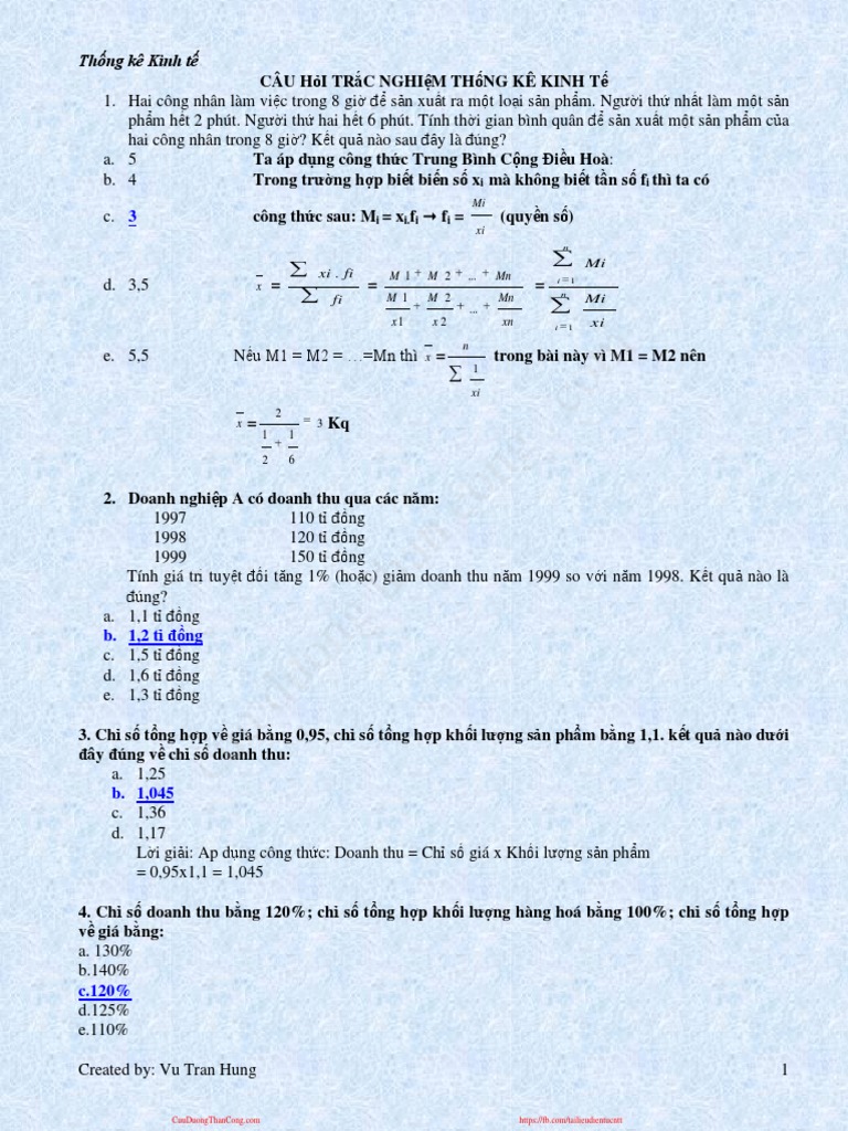 nguyen-ly-thong-ke-kinh-te__trac-nghiem-thong-ke - [cuuduongthancong ...