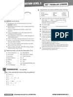 PREPARE 3 Vocabulary Standard Unit 01