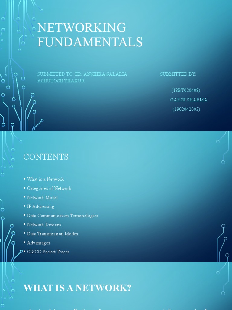 Networking Fundamentals | PDF | Computer Network | Ip Address