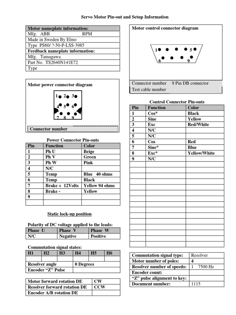 ABB Robotics 4 Pole 1 Speed Resolver | PDF