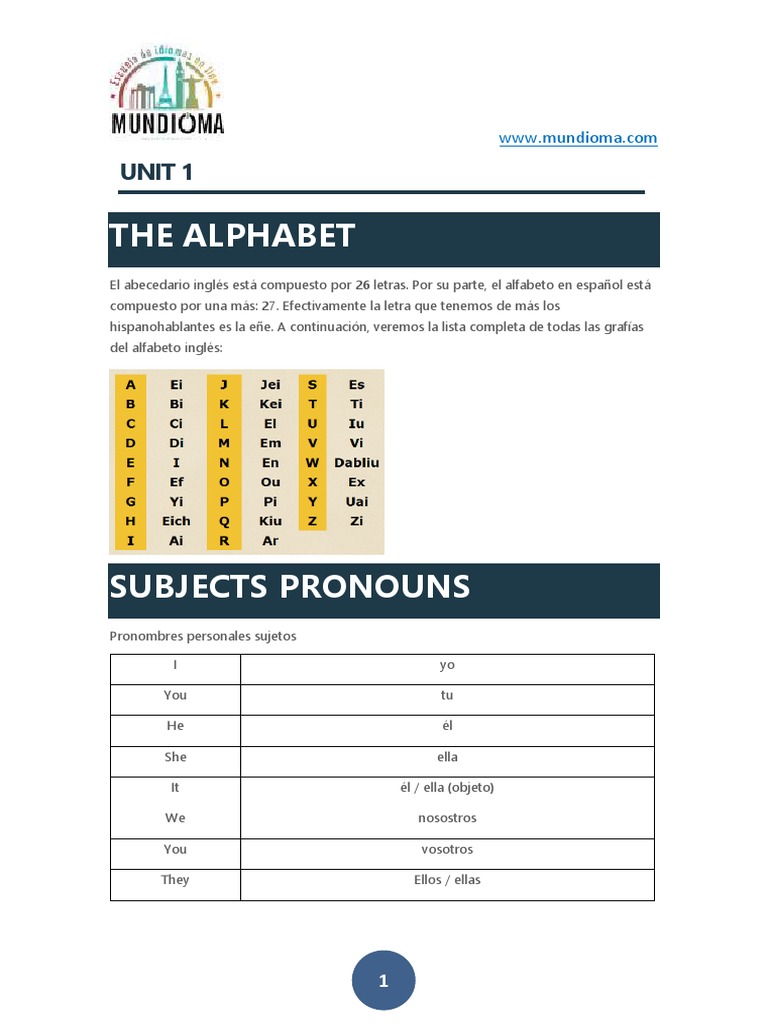 Pdf Ingles Gramatica A1 Compressed Pdf Objeto Gramática Adjetivo