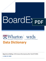 BoardEx WRDS Data Dictionary 102020