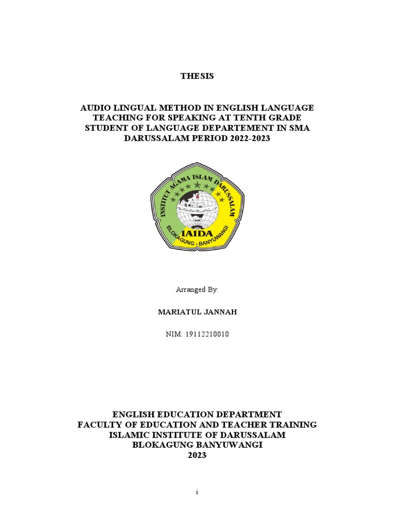 audio-lingual-method-in-english-language-teaching-for-speaking-at-tenth