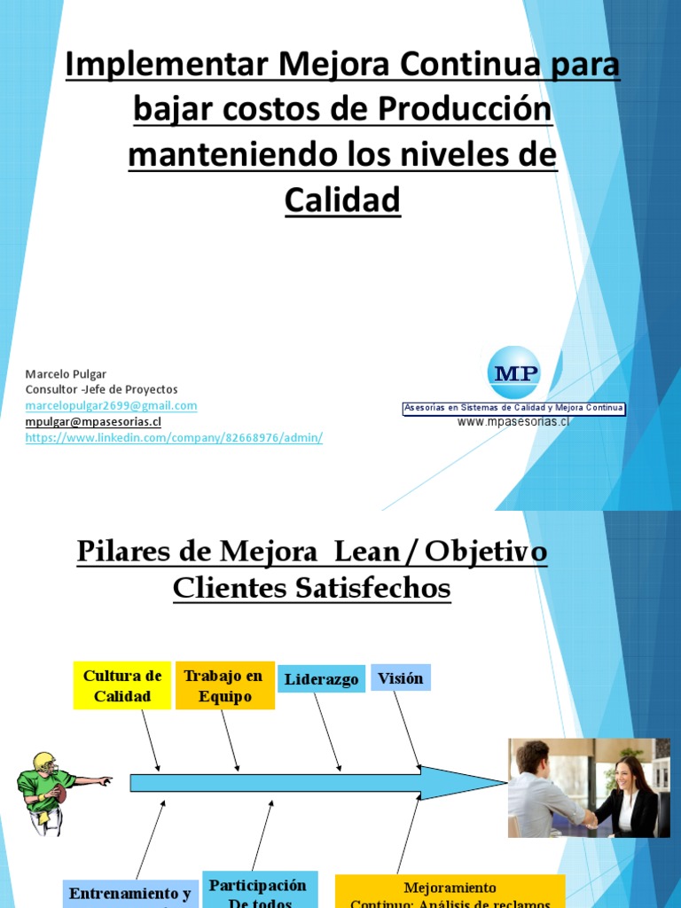 Mejora Continua y Costos de Calidad 1660179119 | PDF