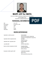 MaryJoyMata Resume1