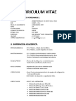 CURRICULUM VITAE RFJVV