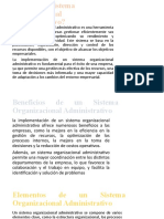 Sistema Organizacional Administrativo