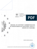 Manual de Gestión y Administración de Papelería Útiles y Bienes de Consumo