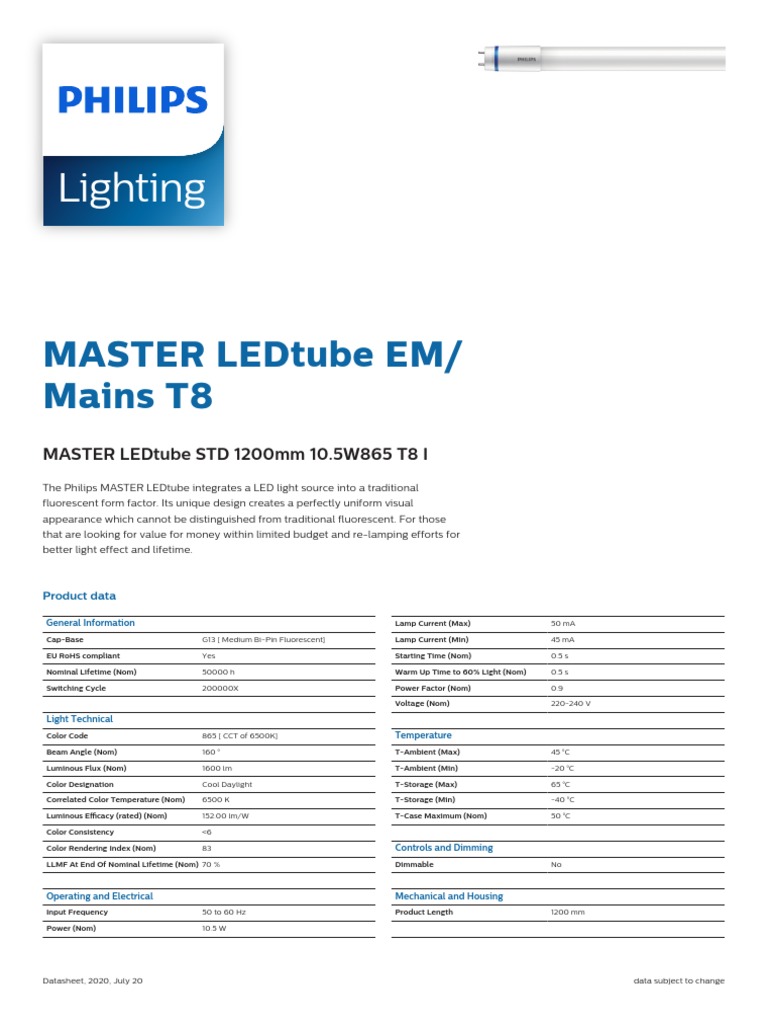 LEDtube for Cost-Effective Lighting | PDF | Fluorescent Lamp | Components
