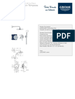 GROHE Specification Sheet 25219001