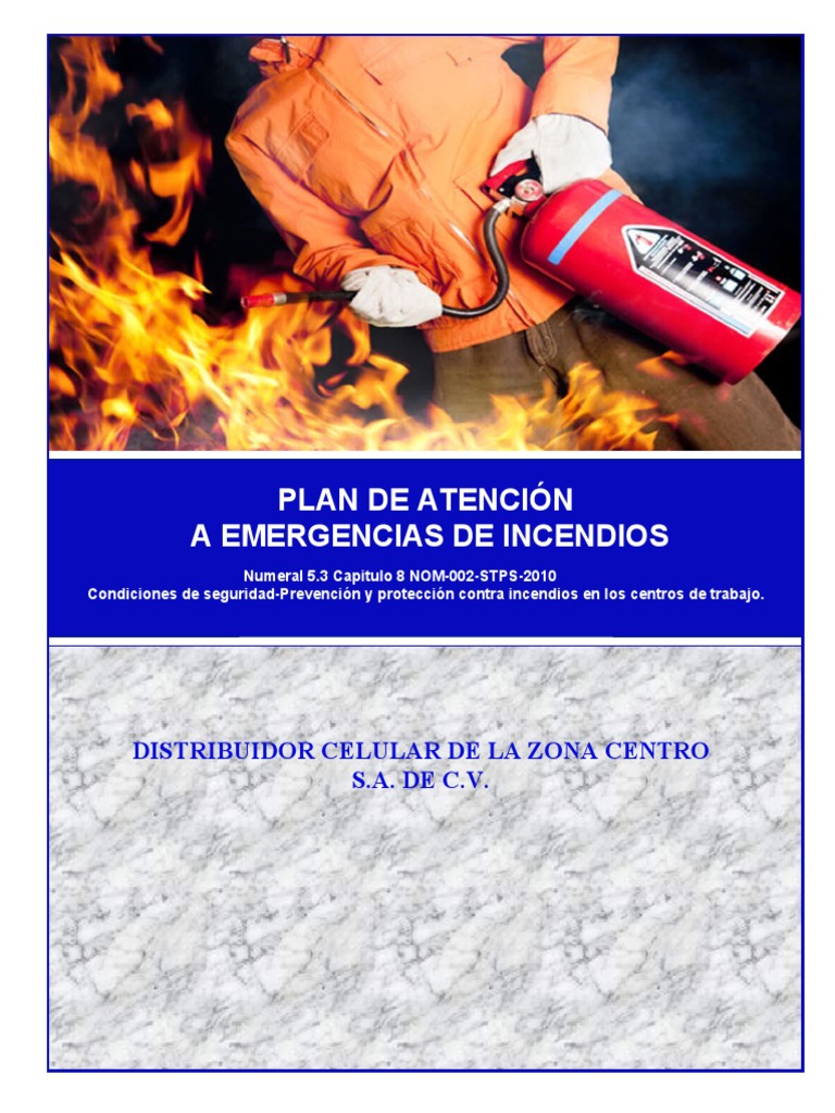 Plan de Emergencias por Incendios | PDF | Naturaleza | Materiales