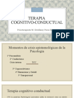 Terapia Cognitivo-Conductual: Psicoterapeuta M. Estefanny Perea Muñoz