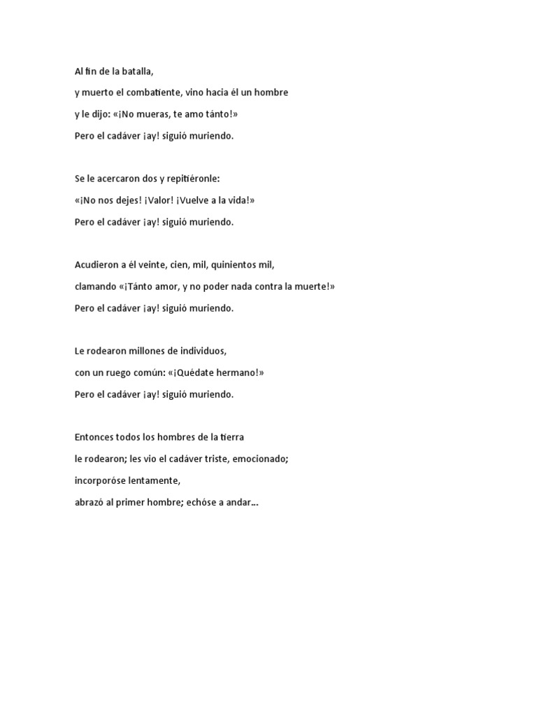 Al fin de la batalla: el regreso del combatiente | PDF | Arte | Poesía