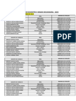 Atención de Docentes 5 Grado Secundaria