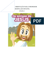 I ETAPA DO DISCIPULADO INFANTIL Amigos de Jesus