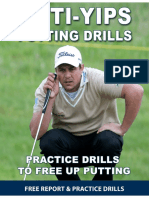 Putting Yips Practice Drills
