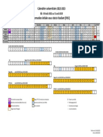 Calendrier Universitaire 2022-2023 FISE