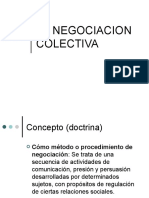 9 La Negociacion Colectiva