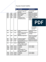 Programa Jornada Científica 26 de Junio