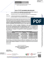 MM #0100-2023 A LAS 07 UGEL - Precisiones Sobre La Nueva Calendarización 2023 para Lima