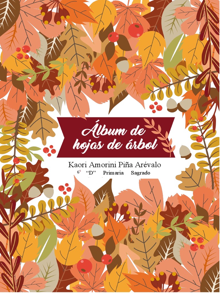 Álbum de hojas de árbol PDF