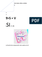 Estructuras Condicionales Simples y Dobles